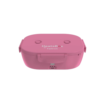 Faitron HeatsBox GO Light chytrý ohřívací obědový box na baterii, růžový