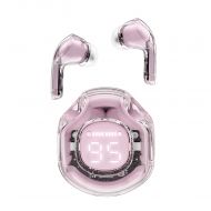 Acefast T8 Crystal Bluetooth sluchátka do uší, lotus pink