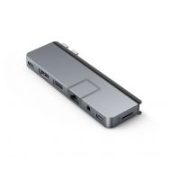 Hyper® HyperDrive™ DUO PRO 7-in-2 USB-C Hub pro MacBook Pro/Air - Space Grey