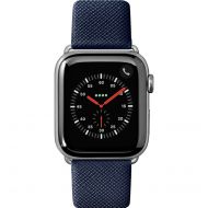 LAUT Prestige – saffiánový řemínek na Apple Watch 42/44 mm, modrý