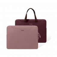 tomtoc Light-A21 Dual-color Slim Laptop Handbag, 13,5 Inch - Raspberry