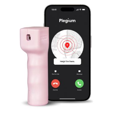 Plegium smart pepřový sprej mini - růžový