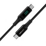 Acefast USB-C/USB-C 100W nabíjecí data kabel s displejem