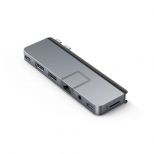 HyperDrive DUO PRO 7-in-2 USB-C Hub – Chytrý rozbočovač HyperDrive DUO PRO 7 ve 2 USB-C Hub, šedý