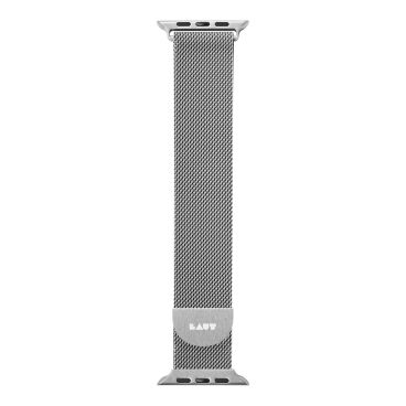 LAUT Steel Loop – pásek na Apple Watch 42/44 mm, milánský tah, Silver