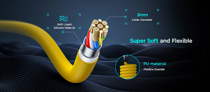 AOHi Magline PRO+  USB4 100W kabel, USB-C na USB-C