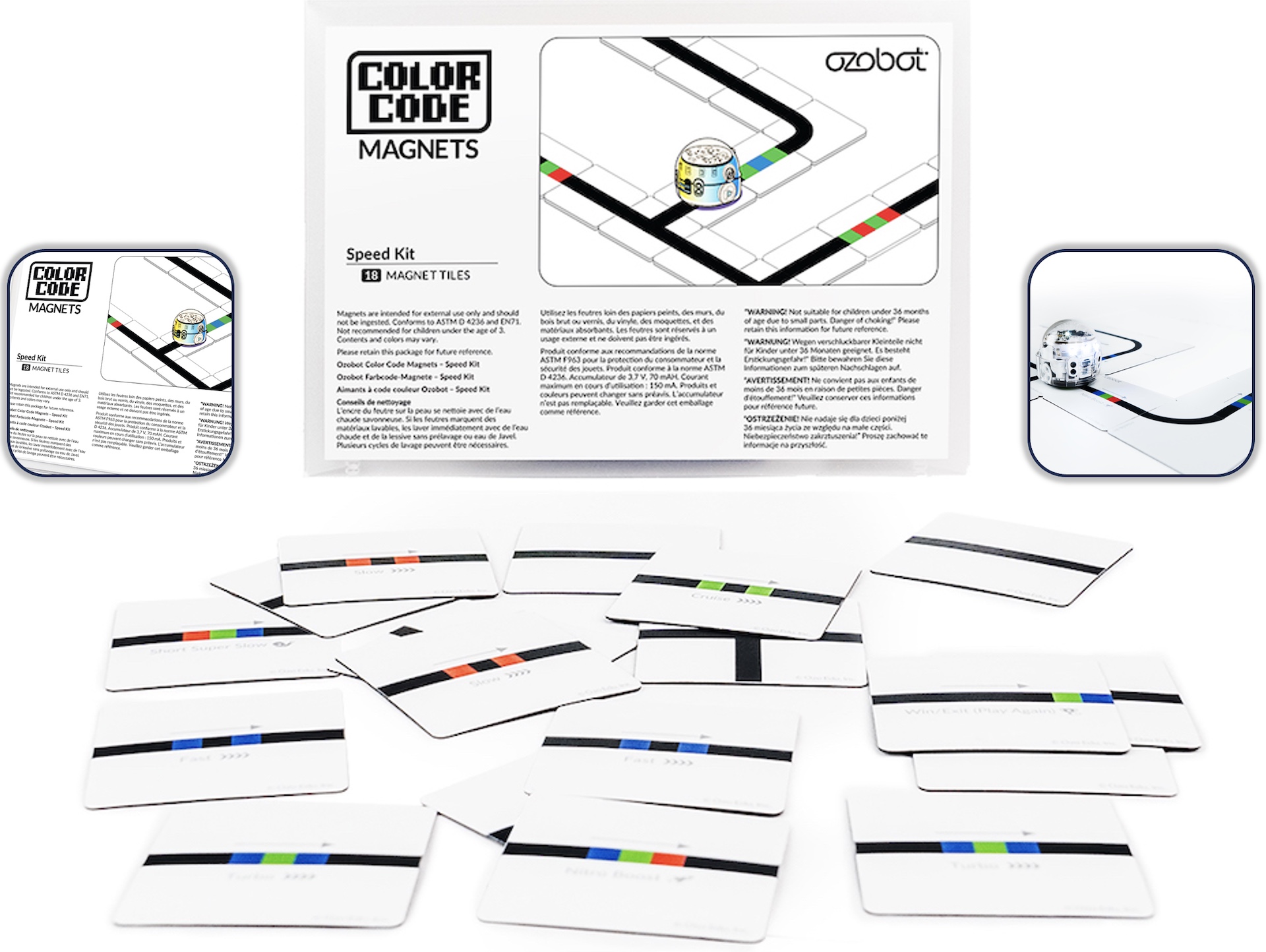 Kidea - colored markers for Ozobot 6pcs_ Botland - Robotic Shop