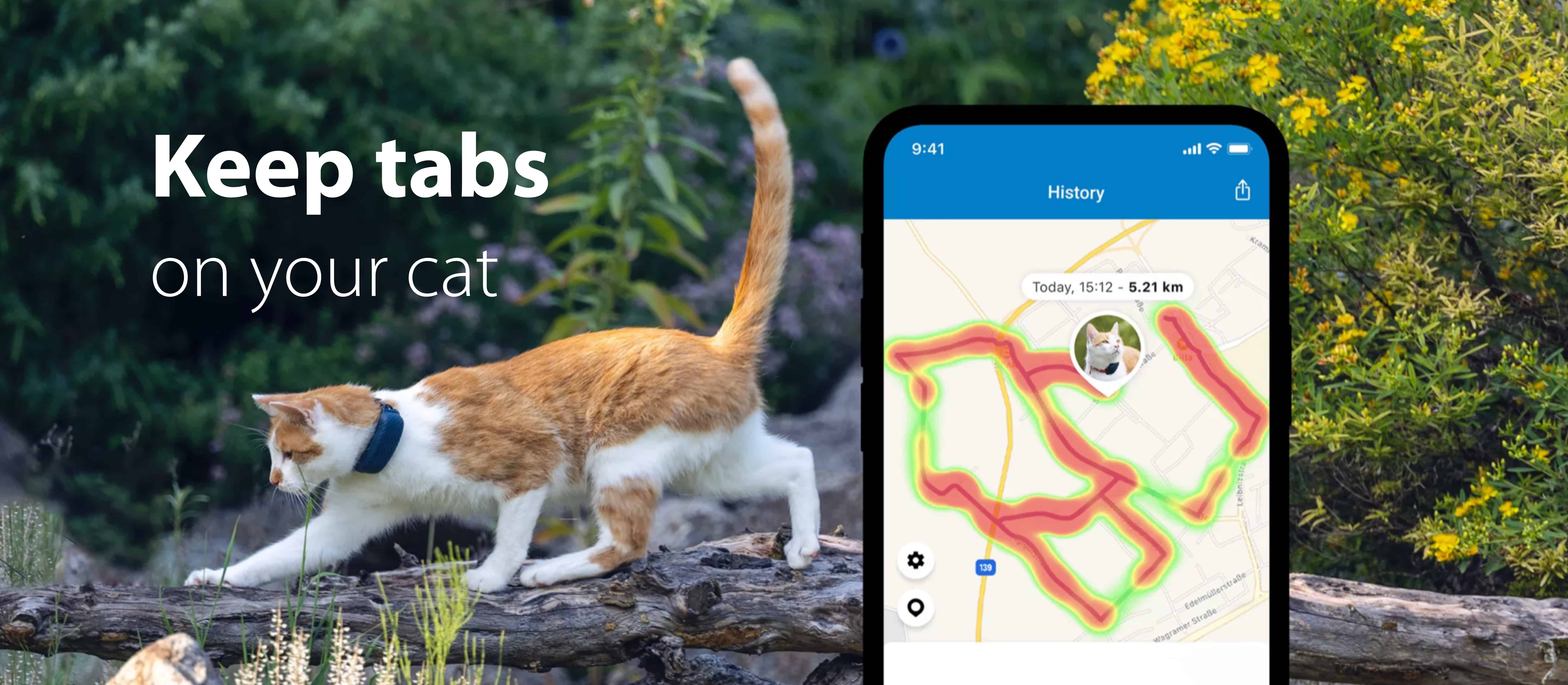 Kompatibel med blyant Ko Tractive GPS CAT Mini - Dark Blue