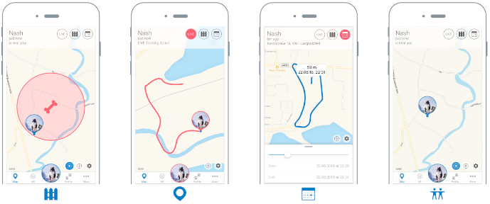 aplikace Tractive GPS Pet Finder