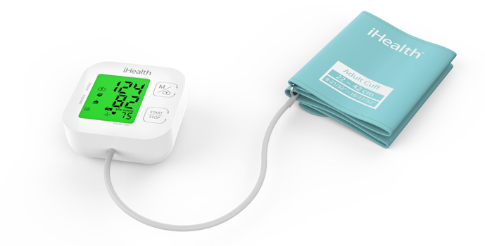 How to measure blood pressure? iHealth Track Wireless Upper Arm Blood  Pressure Monitor 