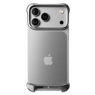 Arc Pulse - hliníkový ochranný rám na iPhone 17 Pro, stříbrný