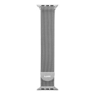 LAUT Steel Loop – pásek na Apple Watch 38/40 mm, milánský tah, Silver